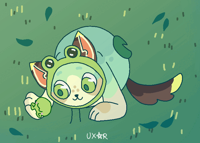 Animation for Rainpetalsoup on Instagram